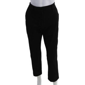 Joseph Unisex Cropped Ankle Dress Pants Black Size 40
